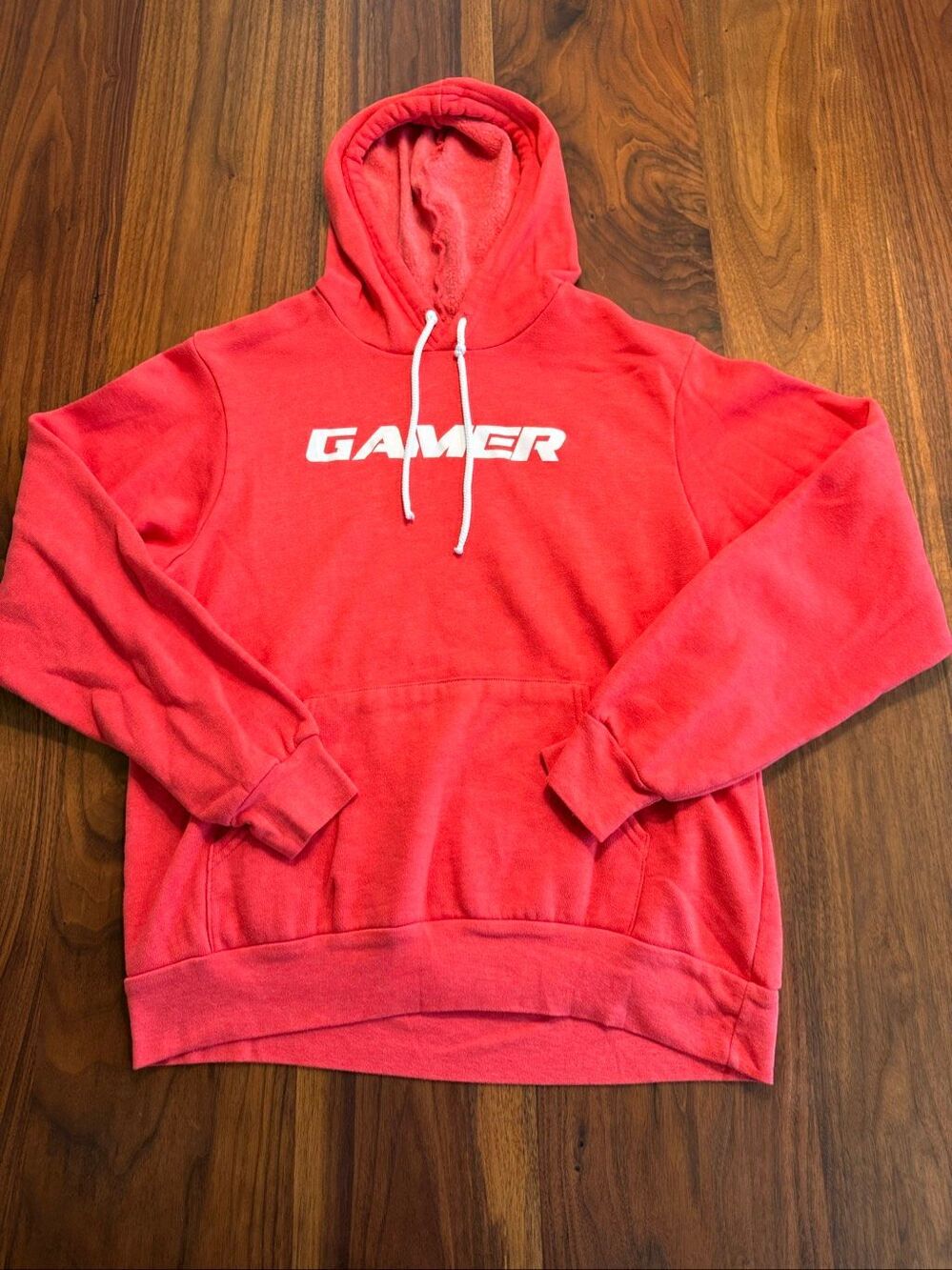 Giant Hoodies Kid's Red Oversized Gamer Logo Very Soft Pullover Hoodie One Size